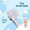 Brush-Baby BabySonic atsarginiai šepetėlių antgaliai 0-18 mėn. 2 vnt. balti