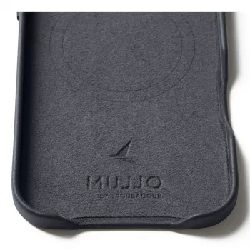 MUJJO Odinis Dėklas, skirtas iPhone 15 Pro Max su MagSafe (Bazaltas)