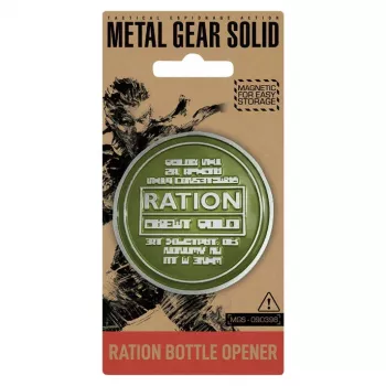 Fanattik Magnetinis butelių atidarytuvas Metal Gear Ration