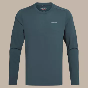 Craghoppers NosiLife Abel LS T-Shirt - Blue Stone, dydis L