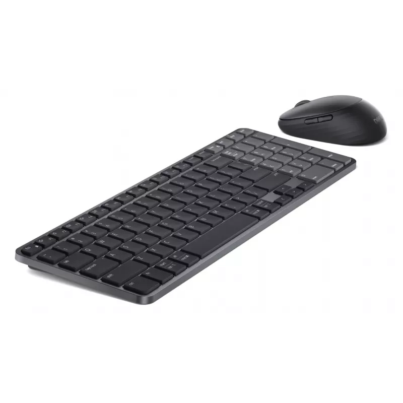 Dell Pro 7 Rechargeable Compact Keyboard and Mouse - KM746 - Estonian (QWERTY) - Titan Gray