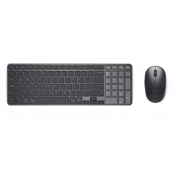 Dell Pro 7 Rechargeable Compact Keyboard and Mouse - KM746 - Lithuanian (QWERTY) - Titan Gray
