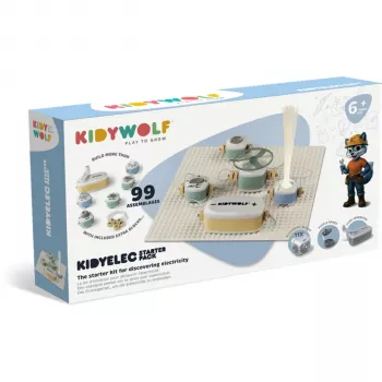 KIDYWOLF elektros eksperimentų rinkinys, 11 dalių
