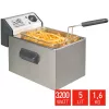 FRITEL Profi gruzdintuvė 5L 3200W pilka