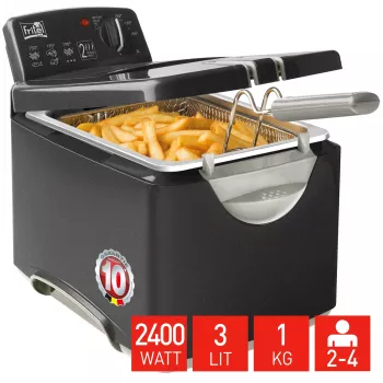FRITEL gruzdintuvė Turbo SF 3 litrai nerūdijantis plienas
