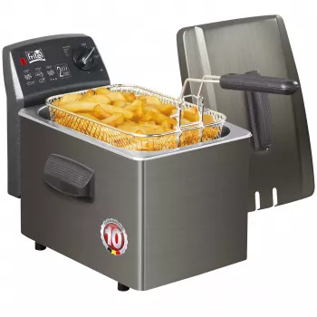FRITEL Fritūzė Turbo SF 4 litrai nerūdijantis plienas