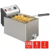 FRITEL TURBO SF gruzdintuvė 8 litrai 3,3 kW nerūdijantis plienas