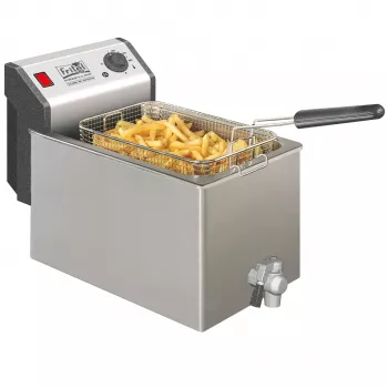 FRITEL TURBO SF gruzdintuvė 8 litrai 3,3 kW nerūdijantis plienas