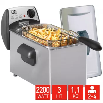 FRITEL Starter gruzdintuvas 3L 2.2kW nerūdijantis plienas