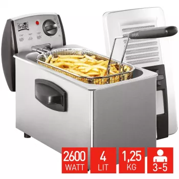FRITEL Starter gruzdintuvė 4 litrai 2.6kW pilka