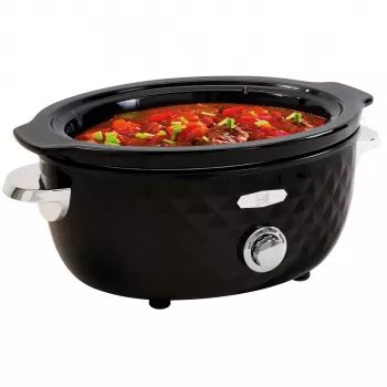 FRITEL Family Slow Cooker 5.5 Litro 210W Juoda/Chromas