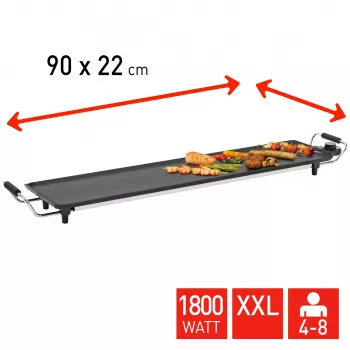 FRITEL Starter TY 1897 XXL Teppanyaki Grill 1800W sidabrinė/juoda