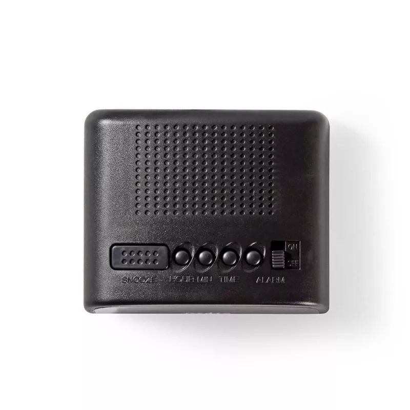 Nedis CLDK008BK LED skaitmeninis žadintuvas su snaudimo funkcija, juodas