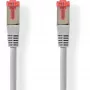 Nedis Cat6 S/FTP RJ45 Patch Cable 5.00 m Grey Round PVC Hanger