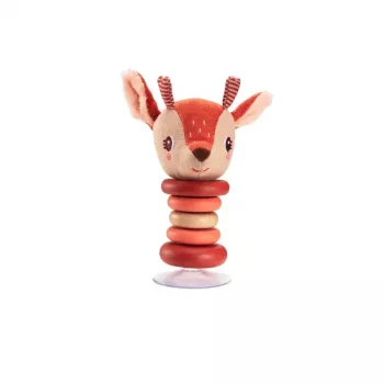 Lilliputiens Siurbtukinis Barškutis „Stella the Fawn“ 6m+