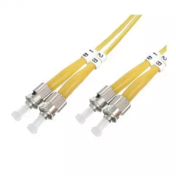 LOGON LogiLink 3m OS2 vienmodis ST į ST šviesolaidinis jungiamasis kabelis geltonas