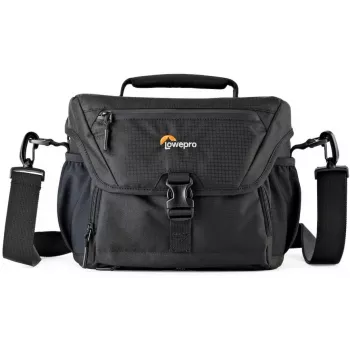 Lowepro Nova 180 AW II Pečių krepšys DSLR / veidrodiniam fotoaparatui su objektyvu, juodas