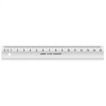 Simplex Linex 1015M Linijinis matuoklis 15 cm pilkas SAN