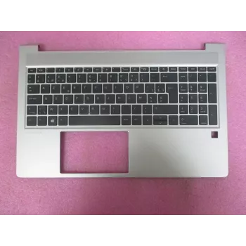 HP Cover Top su klaviatūra CP NoSD belgiška (M78508-A41) - natūrali sidabrinė