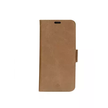 dbramante1928 Copenhagen Flip Case, skirtas Apple iPhone 12 ir 12 Pro - natūralios odos - rusvos spalvos