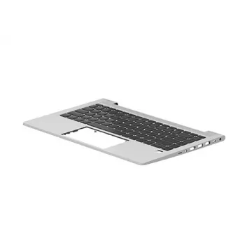 HP N01933-A41 Belgijos AZERTY apšviesta nešiojamojo kompiuterio klaviatūra - juoda