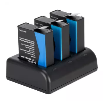Newell Triple-Channel Charger SDC-USB-C ir 3 BCX-204 baterijos, skirtos DJI Osmo Action