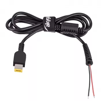 Akyga AK-SC-10 Slim Tip DC maitinimo laidas nešiojamojo kompiuterio įkrovikliui, 1,2 m, juodas