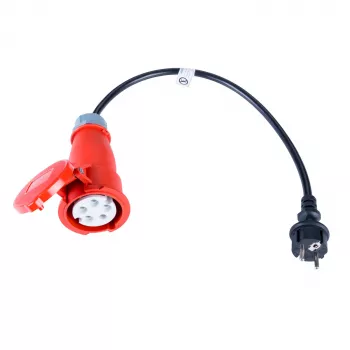 Akyga AK-SC-E06 adapteris CEE 7/7 į 5 kontaktų 16A