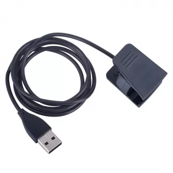 Akyga AK-SW-28 įkrovimo kabelis Fitbit Charge 2, USB-A, 1 m, juodas
