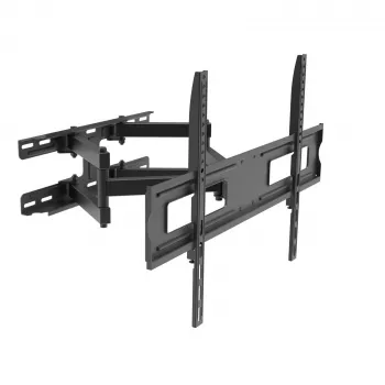 Akyga AK-MB-10 reguliuojamas sieninis TV laikiklis, 37-70 col., 50 kg, VESA 600x400, pasukimas ±45°, pakreipimas ±20°, juodas