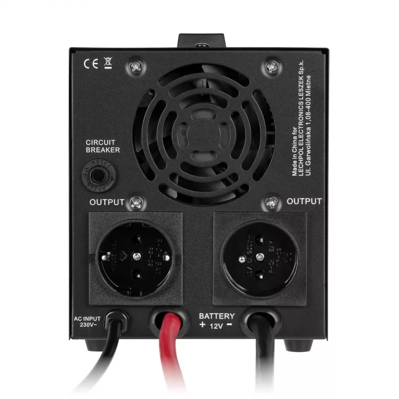KEMOT PROsinus-500-LFP4 Nepertraukiamo maitinimo šaltinis, gryno sinusinio bangos keitiklis su įkrovimo funkcija 12V 230V 500VA/300W