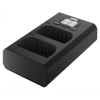 Newell Dual-Channel USB-C Charger DL-USB-C, skirtas Canon LP-E6 baterijoms