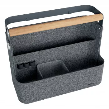 Esselte Leitz Leitz protable deskorganizer clampa stalinis organizatorius baltas