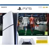 Sony PlayStation 5 Slim Disc Edition 1TB + EA Sports FC 26 komplektas – balta/juoda (CFI-2116A)