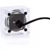 Alphacool Eisfluegel Aurora HighFlow aušinimo skysčio srauto indikatorius su tachometro signalu (permatomas)