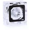 Alphacool Eisfluegel Aurora HighFlow aušinimo skysčio srauto indikatorius su tachometro signalu (permatomas)