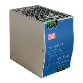MEAN WELL NDR-480-48 DIN bėgio maitinimo šaltinis 480W 48V 10A