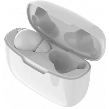 2GO TWS Dynamic Bluetooth In-Ear Headphones for Calls/Music - White (797301)