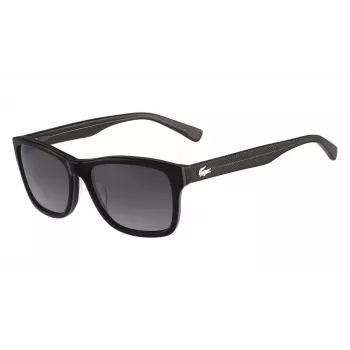Lacoste unisex kvadratiniai akiniai nuo saulės L683SP juodi/pilki 55mm L683SP5516001