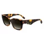 KARL LAGERFELD KL6161S-240 Moteriški kvadratiniai akiniai nuo saulės, Havana Brown su rudais gradientiniais lęšiais, 63/14/140 mm