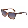 LIU JO Moteriški akiniai nuo saulės LJ796S-245 – Havana acetatinis drugelio rėmas su rudais gradientiniais lęšiais, 58/15/135 mm