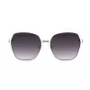 GUESS GF0407-21B Moteriški akiniai nuo saulės - 59 mm plastikinis rėmelis, UV400 apsauga