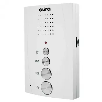 UNIFON EURA ADA-11A3 Analoginis unifonas su 2 mygtukais baltas (EAN )