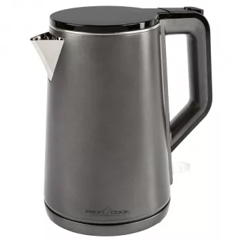 PROFI COOK Elektrinis virdulys PC-WK 1290 Antracitas - 1,5 L talpa - 2200 W