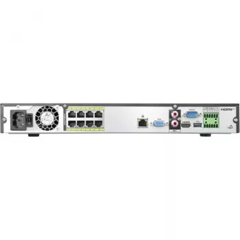 BCS LINE 8 kanalų 8K NVR su AI ir 8 PoE prievadais BCS-L-NVR0802-A-8K-8P-Ai2