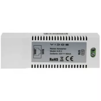 VIDOS 2IP K-IP-2 Converter, skirtas VIDOS DUO 2 laidų domofono sistemai