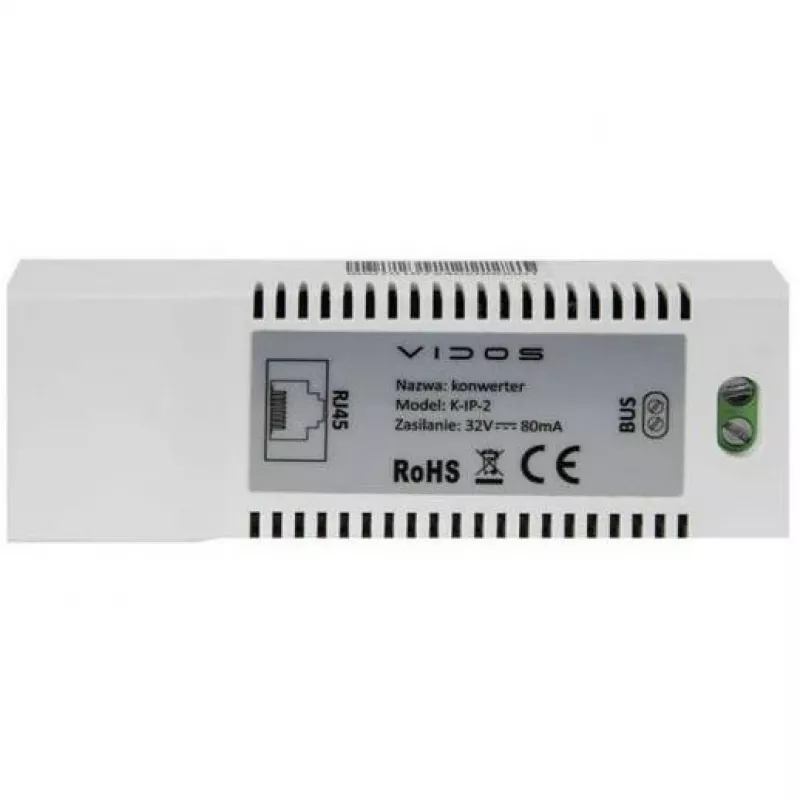 VIDOS 2IP K-IP-2 Converter, skirtas VIDOS DUO 2 laidų domofono sistemai