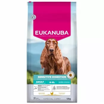 Eukanuba Special Care Sensitive Digestion sausas šunų ėdalas suaugusiems mažų ir vidutinių veislių šunims, ėriena ir ryžiai, 12 kg