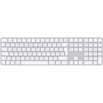 Apple Magic Keyboard su Touch ID ir skaitmenine klaviatūra - sidabrinis - JAV anglų