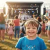 Momini vaikiškos triukšmą slopinančios ausinės Milo juodos